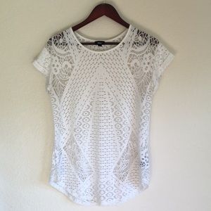 White lace top